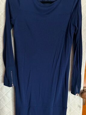Ann Taylor Midnight Blue Crewneck Top